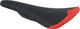 Selle en Carbone avec Cuir Komm-Vor+ - carbone-rouge mat/130 mm