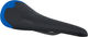 Selle en Carbone avec Cuir Komm-Vor+ - carbone-bleu mat/130 mm