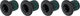 Shimano GRX FC-RX600 / FC-RX610 4-arm Chainring Bolts - black/universal