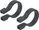 Rixen & Kaul Spare Clamps for KLICKfix Handlebar Adapter - Set of 2 - black/35 mm