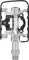SQlab 502 Trekking Klick-/Plattformpedale - silber-schwarz/+15 mm