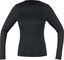 GORE Wear M Base Layer Shirt L/S Damen Unterhemd - black | XS