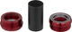 Chris King Rodamiento interior ThreadFit T47 - 30x - red/T47