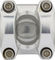 Procraft Potence 4Bolt Adjustable Ahead - argenté/95 mm
