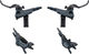Shimano SLX BR-M7120 / BR-M7100 Disc Brake Set J-Kit - black/Set/left/right (side-specific)