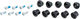 QUARQ Potenciómetro DZero DUB Powermeter Spider - black/130 mm