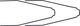 SKS Spare Stays for Front Bluemels Style w/ ESC V Adapters - black/46 mm