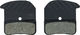 Plaquettes de Frein H03A-RF pour XT, Saint, ZEE - universal/résine synthétique