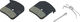 Shimano Plaquettes de Frein H03A-RF pour XT, Saint, ZEE - universal/résine synthétique