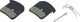 Plaquettes de Frein H03A-RF pour XT, Saint, ZEE - universal/résine synthétique