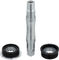 Eje de pedalier cuadrado de acero inoxidable - black-silver/BSA 73x121