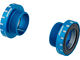 Stainless Steel Bottom Bracket for 30 mm Axle - blue/BSA