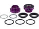 Stainless Steel Bottom Bracket for 30 mm Axle - purple/BSA