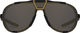 100% Westcraft Mirror Sports Glasses - soft tact black/soft gold mirror