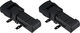 Bordo Granit 6500K Faltschloss TwinSet mit SH Halter - black/90 cm