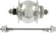 Delux Disc Center Lock Nabendynamo - poliert/32 Loch