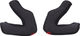 Fox Head Wangenpolster für Rampage Pro Carbon - black/40 mm
