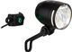 busch+müller IQ-XS E High Beam LED Frontlicht für E-Bikes mit StVZO-Zulassung - schwarz/150 Lux