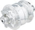 SD-8 6-Bolt Dynamo Disc Hub - silver/9 x 100 mm / 28 hole