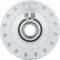 SON Delux 12 Disc Center Lock Nabendynamo - silber-eloxiert/32 Loch