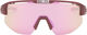 Bliz Lunettes de sport Matrix Small - matte burgundy | brown-rose