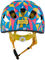 Mio MIPS Kids Helm - pro blue-golden yellow geo/46 - 51 cm