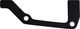 Disc Brake Adapter for 180 mm Rotors - black/rear IS to PM
