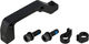 Disc Brake Adapter for 180 mm Rotors - black/rear IS to PM