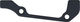 Disc Brake Adapter for 180 mm Rotors - black/front IS to PM