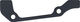 Disc Brake Adapter for 180 mm Rotors - black/front IS to PM