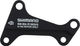 Disc Brake Adapter for 180 mm Rotors - black/rear IS to IS