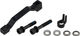 Disc Brake Adapter for 180 mm Rotors - black/PM 6" to PM +20 mm