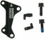 Disc Brake Adapter for 180 mm Rotors - black/front IS to IS