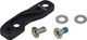 Adaptador de frenos de disco para discos de 160 mm - negro/RT FM sobre FM