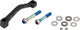 Adaptateur de Frein à Disque pour Disque de 200 mm - black-rainbow/PM 7" sur PM