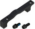 Disc Brake Adapter for 220 mm Rotors - black/PM 7" to PM +40 mm