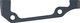 XTR, XT Disc Brake Adapter for 160 mm Rotors - black/rear IS to PM