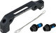 XTR, XT Disc Brake Adapter for 160 mm Rotors - black/rear IS to PM