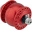 SON Moyeu à Dynamo 28 Disc Center Lock - rouge/36 trous