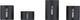 Scheibenbremsadapter Spacer für 160 mm Scheibe - schwarz/PM auf PM