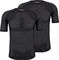 GripGrab Camiseta interior Ultralight Mesh Short Sleeve Base Layer paquete de 2 - black/M