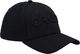 6 Panel Stretch Hat Embossed Cap - blackout/S/M