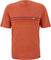 Capilene Cool Daily Graphic T-Shirt - line logo ridge stripe-quartz coral-xdye/M