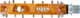 Pédales à Plateforme F22 - orange/universal