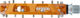 F22 Plattformpedale - orange/universal