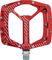 F22 Plattformpedale - red/universal