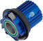 Kit de Conversion Corps de Roue Libre Standard p. Axe Traversant X-12 - bleu/Shimano Micro Spline