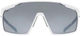 uvex mtn perform Sportbrille - white matt/mirror silver