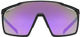 uvex Lunettes de Sport mtn perform - black-purple mat/mirror purple