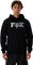 Fox Head X Fleece Hoodie - black | S